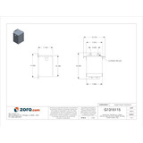 Acme Electric Transformer,3kVA,240VAC, 480VAC T253013S