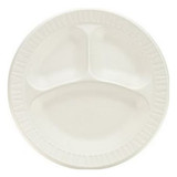 Dart Disp Foam Plate,10 1/4 in,White,PK500 10PWC