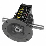 Winsmith Speed Reducer,C-Face,56C,100:1 E24MWNS, 100:1, 56C