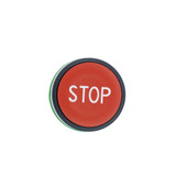 Schneider Electric Flush Push Button,Red,Non-Illum,22mm ZB5AA434