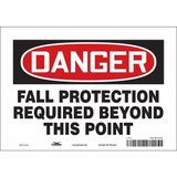 Condor Safety Sign,7 inx10 in,Vinyl 465A29