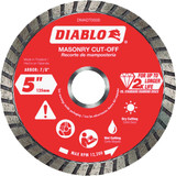 Diablo 5 in. Diamond Continuous Rim Turbo Dry/Wet Diamond Blade DMADT0500