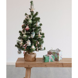 Everlands Imperial 2.5 Ft. Mini Christmas Tree with Multi Colored Ornaments