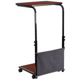 Flash Furniture Adj.-H Computer Stand,24 in W,Red MT-6288-1-GG