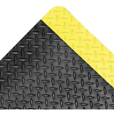 Notrax Antifatigue Mat,Black,YllwBrdr,3ft.x5ft. 975S0035BY