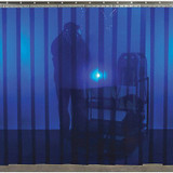 Steiner Welding Strip Curtain,8ft H,10ft W,Blue  73423B