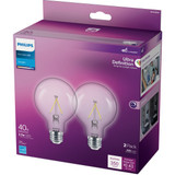 Philips 2pk 40w G25 Dl Led Bulb 573337 550106