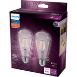 Philips 2pk 40w St19sw Led Bulb 564856 508106