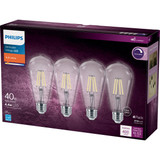 Philips 4pk 40w St19sw Led Bulb 573989 516052