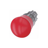 Siemens Push Button Operator,Red,Metal Bezel 3SU1050-1HB20-0AA0