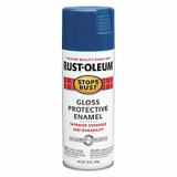 Stops Rust Spray Paint,Royal Blue,12 oz. 7727830