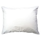 R & R Textile Pillow, Standard,27x21 In., White  X11700