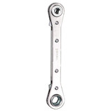 Imperial Box End Wrench,Nickel,SAE,6.8 in. L 124-C