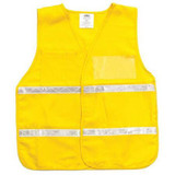 Condor Safety Vest,Yellow,Legend Insert,Univsl 8X769