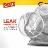 Glad Trash Bags,13 gal.,Polypropylene 78902