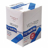 Medi-First Strip Bandages,Metal Detect,3"x1",PK100 68033