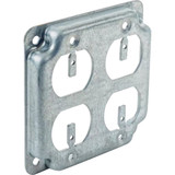 Southwire 2-Duplex Receptacles 4 In. x 4 In. Square Device Cover G1939-UPC