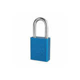 American Lock Lockout Padlock,KA,Blue,1-7/8"H A1106KABLU15845