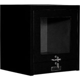 Global Industrial Countertop CRT Computer Cabinet Black