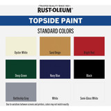 Rust-Oleum Gloss Marine Boat Topside Paint, White, 1 Qt. 396959 778761