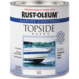 Rust-Oleum Semi-Gloss Marine Boat Topside Paint, White, 1 Qt. 396960 778818