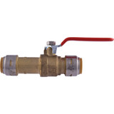 SharkBite 3-4 In. Brass Push-Fit Slip Ball Valve UR24736 403607