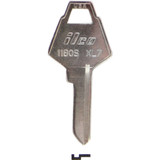 ILCO Nickel Plated Mailbox Key, 1180S (10-Pack) AL4685100B