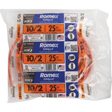 Romex 25 Ft. 10/2 Solid Orange NMW/G Electrical Wire