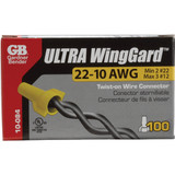 Gardner Bender WingGard Small Yellow 22 AWG to 10 AWG Wire Connector (100-Pack)