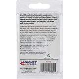 MagnetSource Neodymium Rotating and Swinging 65 Lb. Capacity Magnet Hook 07580 314525
