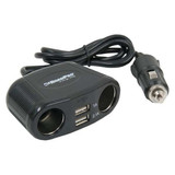 Roadpro Power Adapter,4 Outlet,12V,10A RP431USB