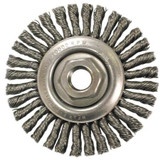 Weiler Twist Wire Wheel Brush,4 in. 36218