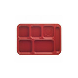 Cambro Compartment Tray,14 1/2 in L,Red EAPS1014416