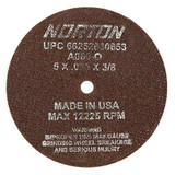 Norton Abrasives CutOff Whl,Toolroom,5"x.035"x3/8" 66252830653