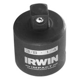 Irwin Impct Skt Adpt ,Steel,Blk Oxd,3/8 in 1877499