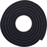 Frost King Weather Seal,Rubber Foam, Black, 10 ft L R738A