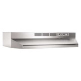 Broan Range Hood,Stainless Steel, 120 V 413004