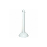Manufacturer Varies Heavy Duty Stanchion,41 In. H,White,PK4 99901-4