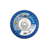 Norton Abrasives Fiber Disc,7 in Dia,5/8in Arbor,P60 Grit 66623399157