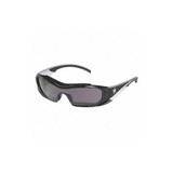 Mcr Safety SafetyGlasses,Gray,Anti-Fog,Black/Silver HL112AF