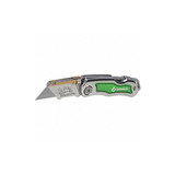 Greenlee Folding Utility Knife,6 3/4 In 0652-22