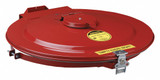 Sim Supply Drum Cover,Red,Steel,55 gal  26754