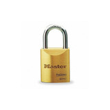Master Lock Keyed Padlock, 29/32 in,Rectangle,Gold 6840KALJ-10G145