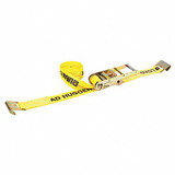 Lift-All Tie Down Strap,Flat-Hook,Yellow 20483