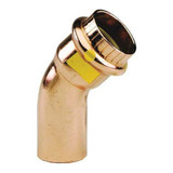 Viega ProPress 45 street elbow, 1-1/4"x1-1/4" 77063