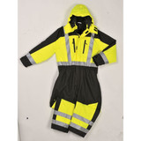 Occunomix Rain Coverall,Class 3, Type R,,2XL SP-CVL-BY2X