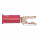 3m Fork Terminal,Lockng,#8 Stud,Red,PK100 MV18-8FLX
