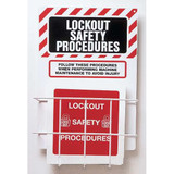 Brady Lockout Procedure Binder Red LOSB1