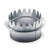 Ameriflow Snap On Collar,Round,Galvanized Steel G5014C