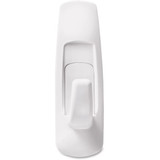 Command Hook, White, Plastic, 1 in D, PK6 17001-6ES